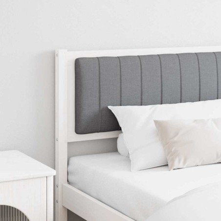 Tête de lit capitonnée avec tête de lit Blanc 200 cm Pin massif 629875629875