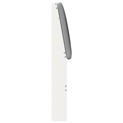 Tête de lit capitonnée Gris clair 200 cm Pin massif 629876629876