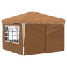 Tente de fête pop-up 288 x 288 x 245 cm Beige Tissu Oxford 629883629883