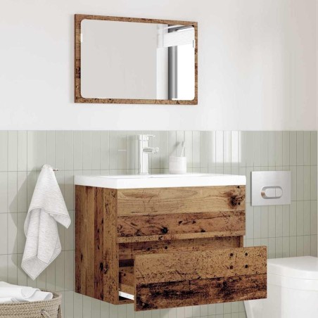 Ensemble de mobilier de salle de bain 2 pcs Bois Ancien 629887629887