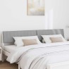 Tête de lit capitonnée Gris clair 200 cm Pin massif 629889629889