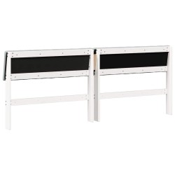 Tête de lit capitonnée Gris clair 200 cm Pin massif 629889629889