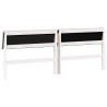 Tête de lit capitonnée Gris clair 200 cm Pin massif 629889629889