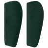 Tête de lit avec oreilles Vert foncé 183x23x78/88 cm Velours 629890629890
