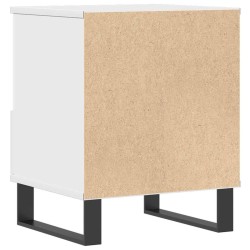 Table de chevet Blanc 40x35x50 cm Bois d’ingénierie 629898629898