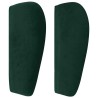 Tête de lit avec oreilles Vert foncé 147x23x78/88 cm Velours 629902629902