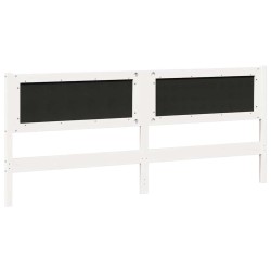Tête de lit Autre Blanc 200 cm Bois massif en pin 629904629904