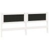 Tête de lit Autre Blanc 200 cm Bois massif en pin 629904629904