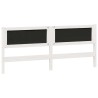 Tête de lit Autre Blanc et gris clair 200 cm Bois massif en pin 629906629906