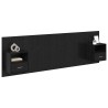 Tête de lit avec armoire 3 pcs Chêne noir Bois d'ingénierie 629909629909