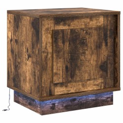 Cabinet de chevet Chêne fumé 44 x 34,5 x 45 cm 629917629917