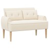 Canapé love seat avec capitonnage en boutons Crème Bouclé 629920629920