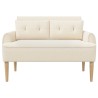 Canapé love seat avec capitonnage en boutons Crème Bouclé 629920629920
