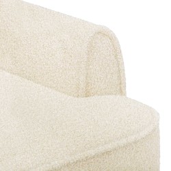 Canapé love seat avec capitonnage en boutons Crème Bouclé 629920629920