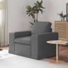 Canapé Gris foncé 103 x 80 x 82 cm tissu 629927629927