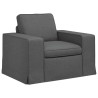 Canapé Gris foncé 103 x 80 x 82 cm tissu 629927629927