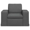 Canapé Gris foncé 103 x 80 x 82 cm tissu 629927629927