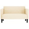 Canapé causeuse crème 109 cm tissu velours côtelé 629928629928