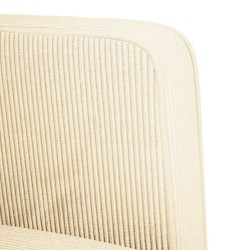 Canapé causeuse crème 109 cm tissu velours côtelé 629928629928