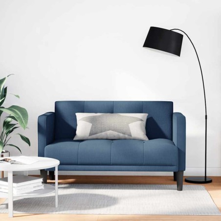 Canapé deux places bleu 111 cm en tissu 629934629934