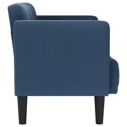 Canapé deux places bleu 111 cm en tissu 629934629934