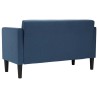 Canapé deux places bleu 111 cm en tissu 629934629934