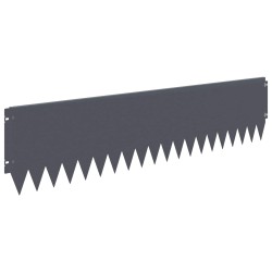 Bordure de Pelouse 20 pcs 103 x 25 cm Acier Anthracite 629937629937