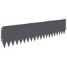 Bordure de Pelouse 20 pcs 103 x 25 cm Acier Anthracite 629937629937