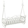 Banc Balançoire Acier 112 x 60 x 126,5 cm Blanc antique 629941629941