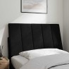 Coussin de tête de lit Hanko noir 80 cm velours 629942629942
