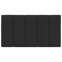 Coussin de tête de lit Hanko noir 80 cm velours 629942629942