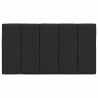 Coussin de tête de lit Hanko noir 80 cm velours 629942629942