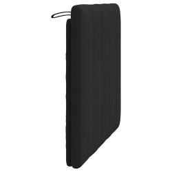 Coussin de tête de lit Hanko noir 80 cm velours 629942629942