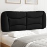 Coussin de tête de lit Hvar noir 140 cm tissu 629944629944