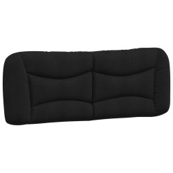 Coussin de tête de lit Hvar noir 140 cm tissu 629944629944
