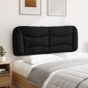 Coussin de tête de lit Hvar noir 140 cm tissu 629944629944