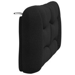 Coussin de tête de lit Hvar noir 140 cm tissu 629944629944