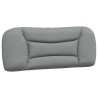 Coussin de tête de lit Hvar gris clair 100 cm tissu 629945629945
