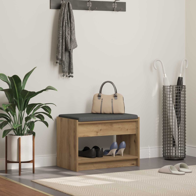 Banc d'entrée Chêne Artisanal 63 x 38 x 45 cm 629946629946