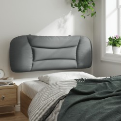 Coussin de tête de lit Hvar gris clair 100 cm tissu 629947629947