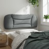 Coussin de tête de lit Hvar gris clair 100 cm tissu 629947629947