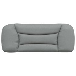 Coussin de tête de lit Hvar gris clair 100 cm tissu 629947629947