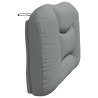 Coussin de tête de lit Hvar gris clair 100 cm tissu 629947629947