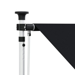 Auvent rétractable manuel Noir 250 cm 629948629948