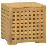 Boîte à corde 40x40x40 cm Bois massif de teck 629954629954