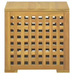 Boîte à corde 40x40x40 cm Bois massif de teck 629954629954