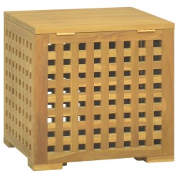 Boîte à corde 40x40x40 cm Bois massif de teck 629954629954