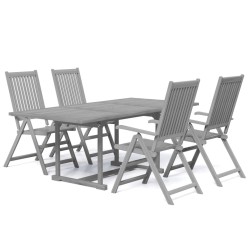 Ensemble à manger de jardin 5 pcs Bois d'acacia massif 629955629955