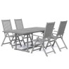 Ensemble à manger de jardin 5 pcs Bois d'acacia massif 629955629955