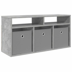 Basboard avec tiroir Gris béton 87 x 27,5 x 43 cm 629956629956
